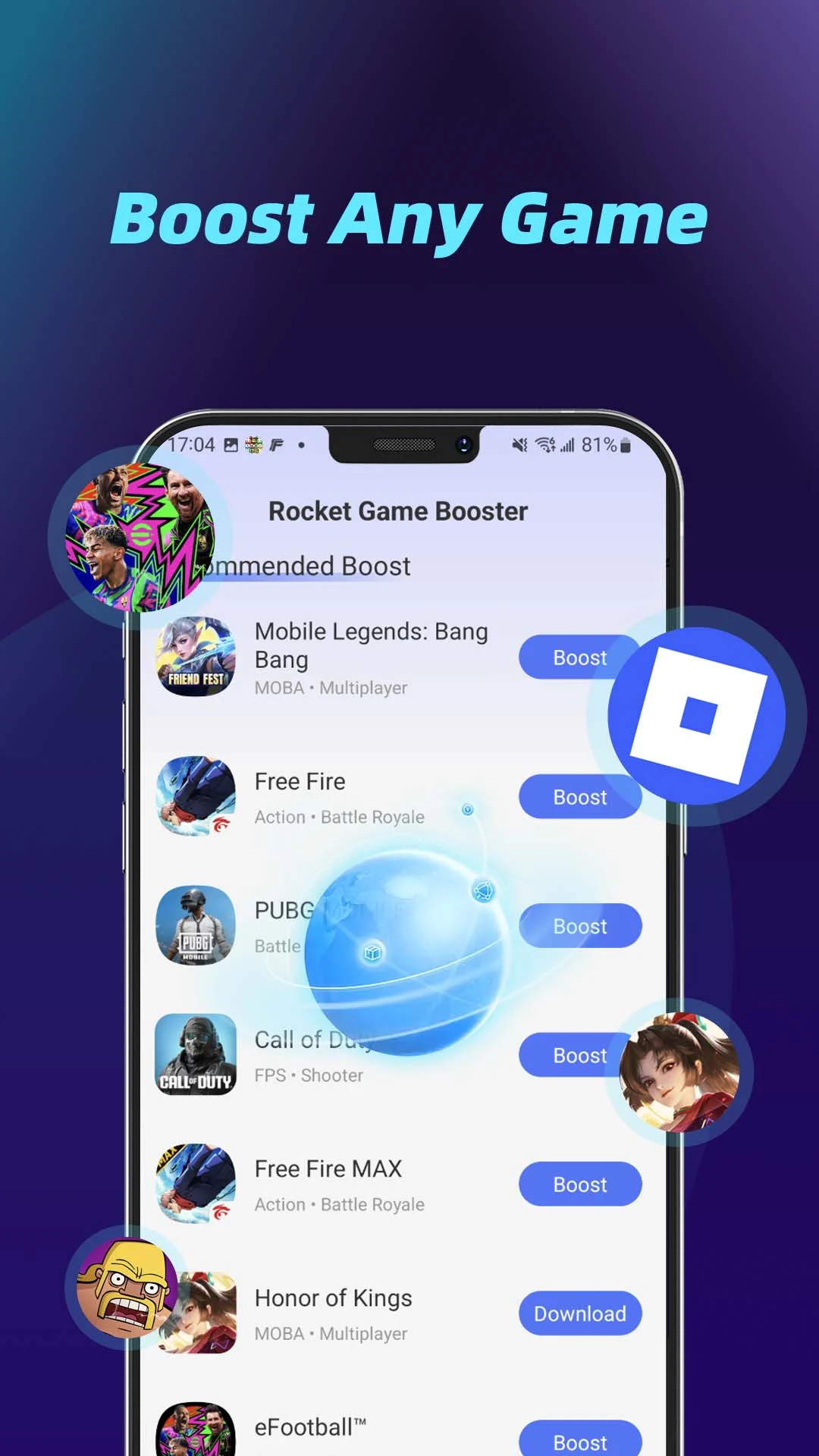 Rocket Game Booster - Zero Lag screenshot